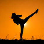 کیک بوکسینگ بانوان  خدمات باشگاه کی وان سعادت آباد غرب تهران 2